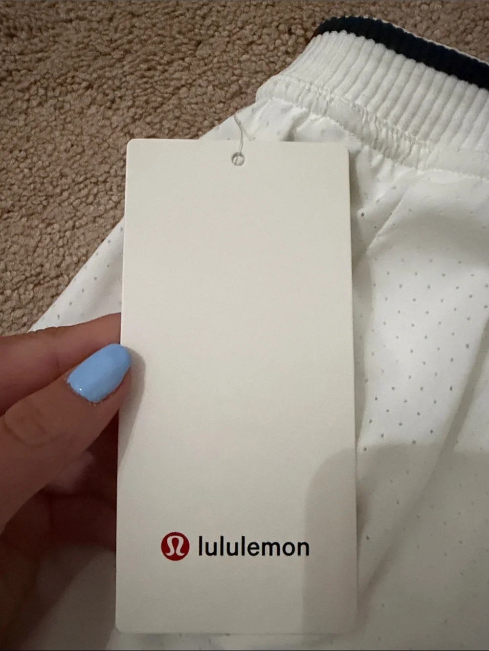 NWT lululemon athletica White Perforated Narrow Waistband Tennis Skirt size 0